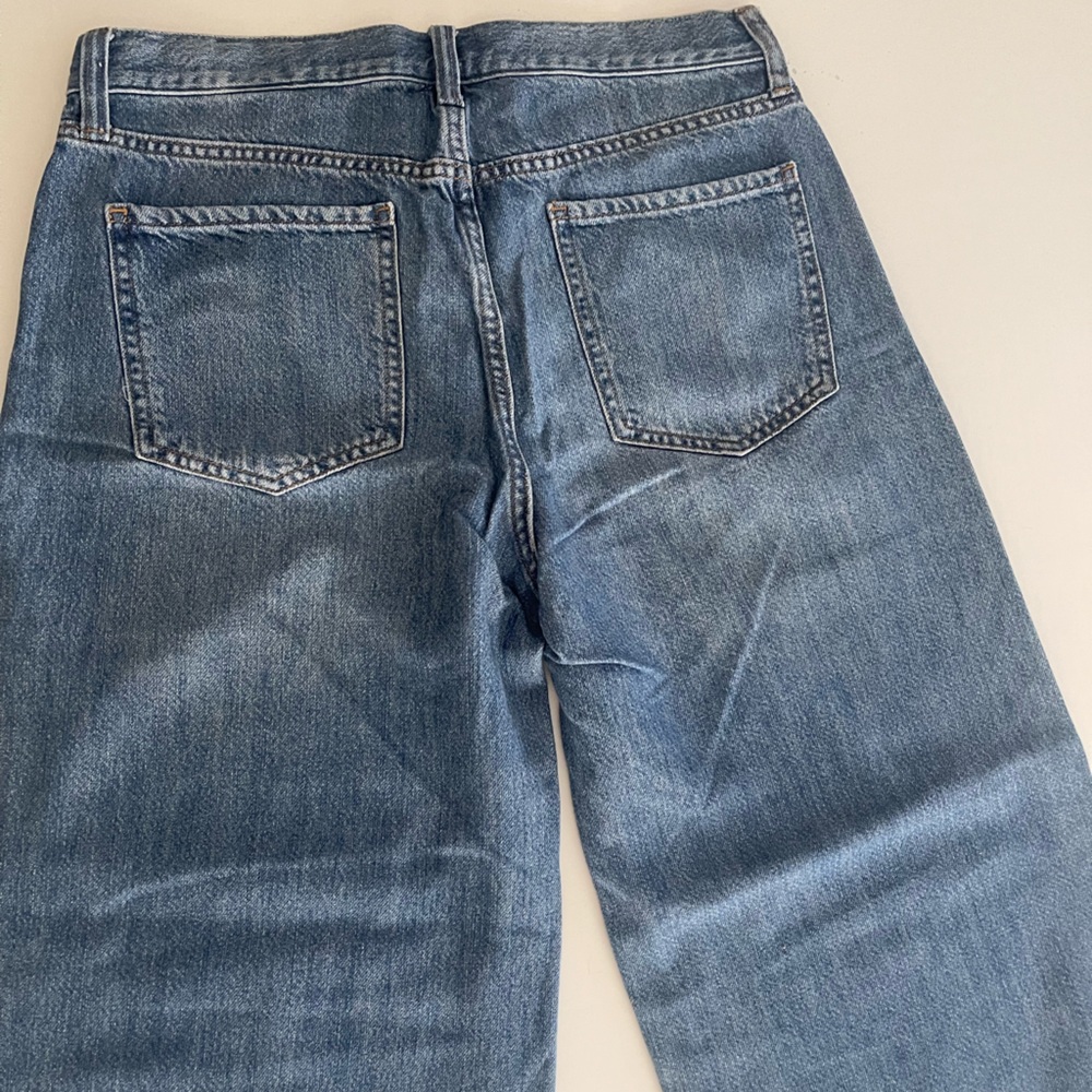 Banana Republic Factory Wide Leg Medium Wash Jen’s 30/10 - Picture 10 of 14